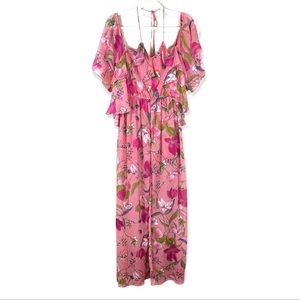GB Gianni Bini Floral Romper Maxi